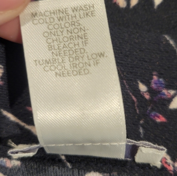 J jill Free size navy floral boho lightweight kimono - Picture 5 of 5